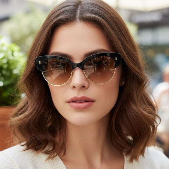 Cutler And Gross Accessories - New! Cutler and GrossCG1351S 005, Chic Black & Gold Sunglasses, Authentic